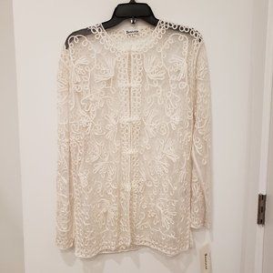 NWT Jeannie white jacket M